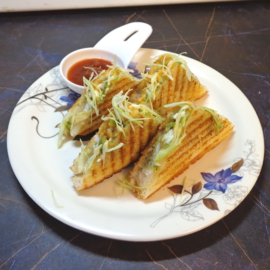 Paneer Capcicum Sandwich